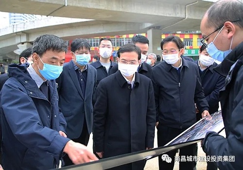 市委副書記、代市長黃喜忠調(diào)研我司重大重點項目